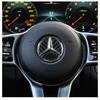 DHP3  Carbon Fiber Car Steering Wheel Cover Stickers Auto Decorative Decals for Mercedes Benz New B/C/E Class A Class C200L GLC GLK