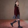 Hacikis Mädchen Strickjacke im koreanischen Stil aus Wollmischung