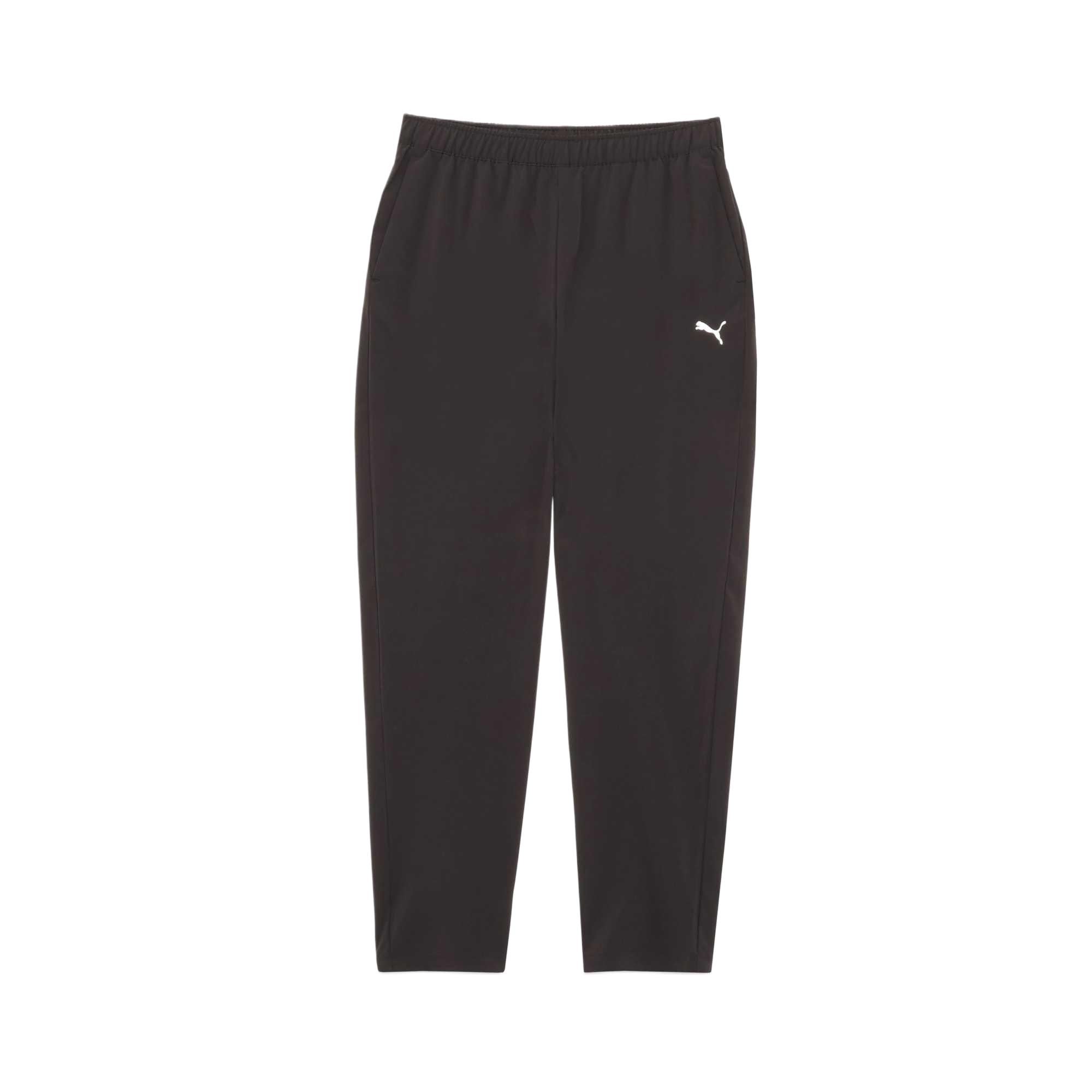 Puma Moisture-Wicking Quick-Dry Solid Color Knitted Sports Pants Women bottoms 528891-01 S