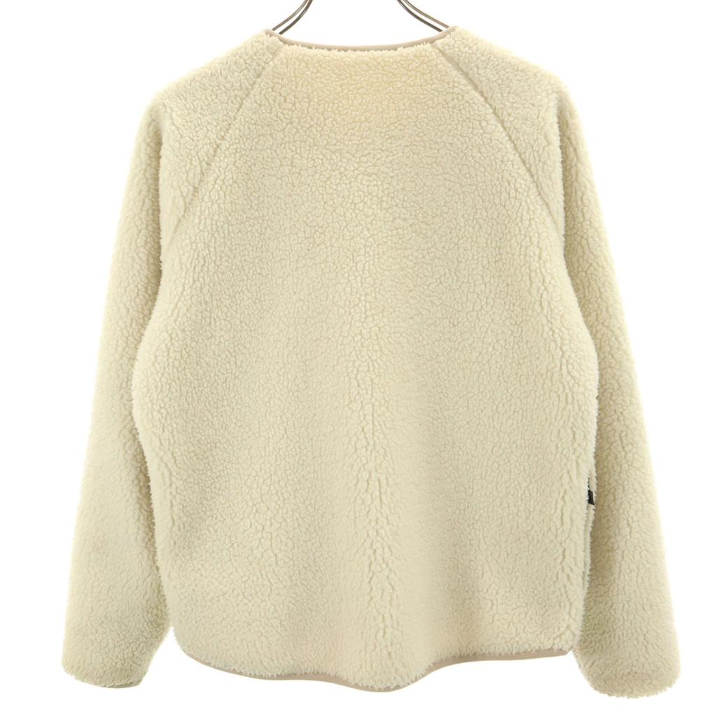 Columbia No collar, reversible Bore jacket M beige Outdoors Women Used