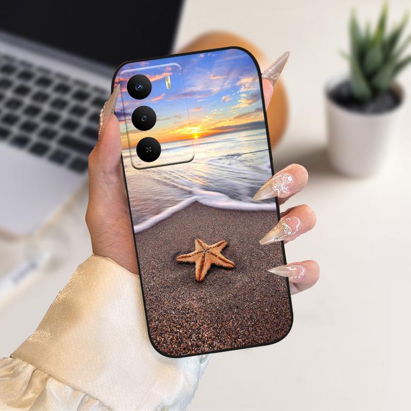 Etui na Realme 14x 5G RMX5020 Uroczy Pies Kot Miękki Silikon TPU Pokrowiec na Telefon Do Oppo Realme V60 Pro Ochronny Zderzak Fundas Etui