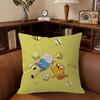 Cushion Cover Inches Farmhouse Decor Home Throw Pillow Covers For Couch Decorations Anime A-Adventures T-Imes