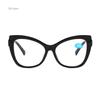 New Color Contrasting Reading Glasses Cat Eye Elderly Glasses Plain Lens Anti Blue Light Presbyopia Eyeglasses gafas