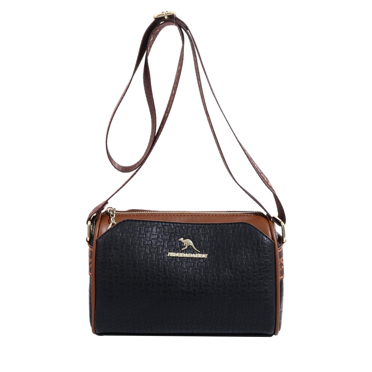 

Сумка-подушка женская 2025 новая модная универсальная большой вместимости трехслойная трендовая высококачественная сумка-мессенджер чёрный