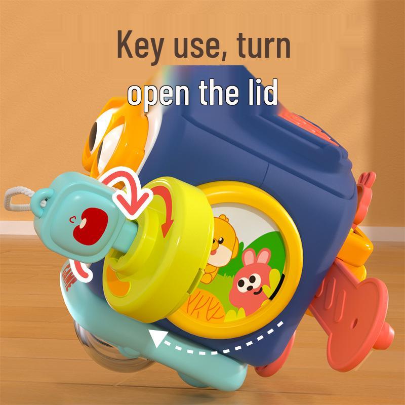 Manhattan Baby Busy Ball Early Learning Grasp Hexahedron Toy