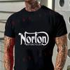 Vintage Biker TShirt Unisex Retro Motorbike Text Print Rider Casual Streetwear Tee