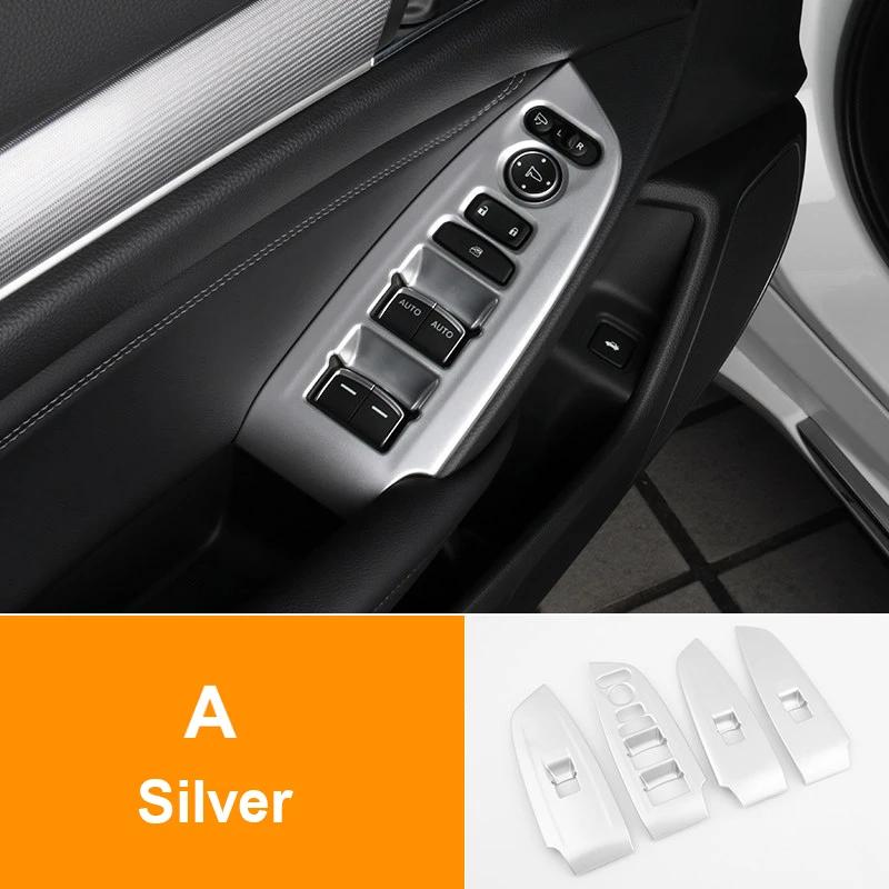 For Honda Accord X 10th 2018     Hybrid ABS Car Door Window Switch Lift Buttons Decorate Covers Accessories