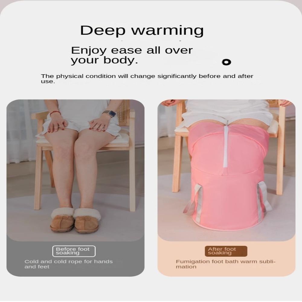 With Handle Foot Soaking Bag Household Bath Tub Foot Washing Bag Foot Spa Basin Home Dormitory