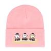 Chiikawa Usagi Round Top Dopamine Print Knit Hat For Enthusiasts Animation