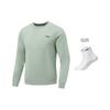 Li-Ning Quick-Dry Cool Round Neck Logo Sports Casual Sweatshirt Men sweatshirt AWDW065-7