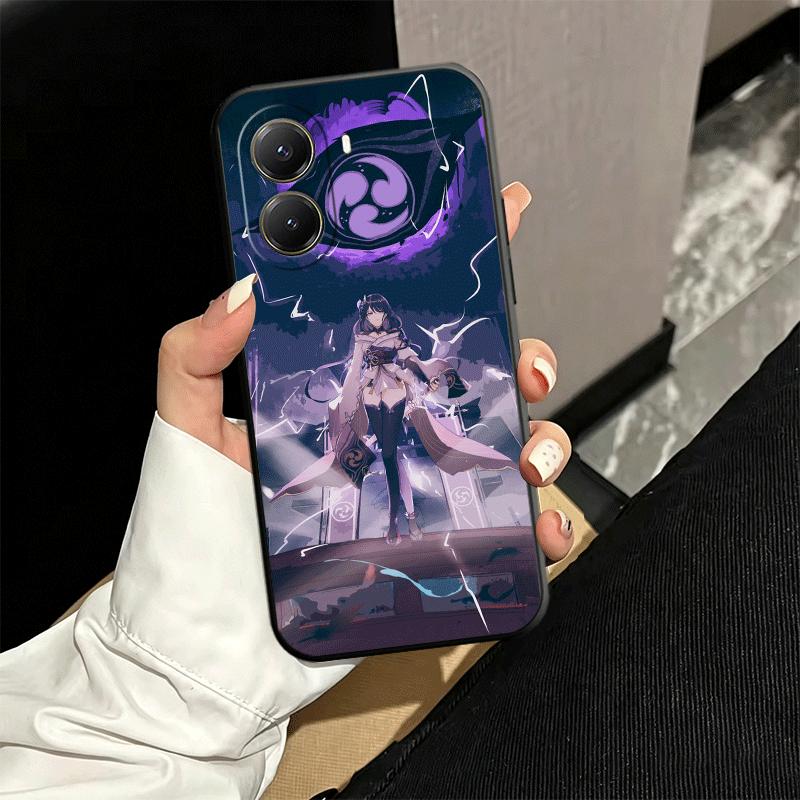 Genshin Impact Raiden Shogun Soft Phone Case for Xiaomi Poco X5 X6 X7 X8 Pro Max X3 F7 F8 Ultra M8 M7 M6 M5 Redmi 15 15C 14C 13C