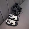 Beach Shoes Open Toes Non-slip Casual Sandals Handsome Soft Sole  Summer New Children Fashion Shoes Hook&loop Trend