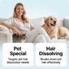 Fast Acting Pet Hair Dissolution Solution Safe For Washing Machines Removes Furs From Various Fabric Type
