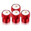4PCS DIY Universal For Cute White Duck Goose Shape Car Wheel Tire Air Valve Caps, Stem Car Stickers For Cars Motor Auto Accessories Decor Gift
