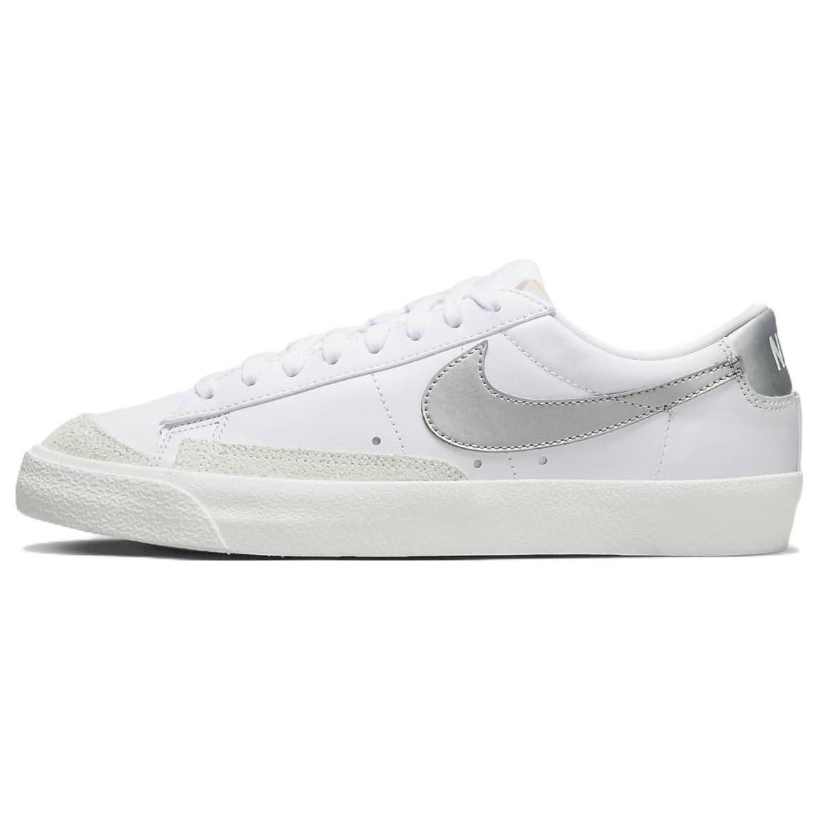

Новые женские Nike Blazer Low 77 Белый Металлик Серебристый DC4769-113 36.5