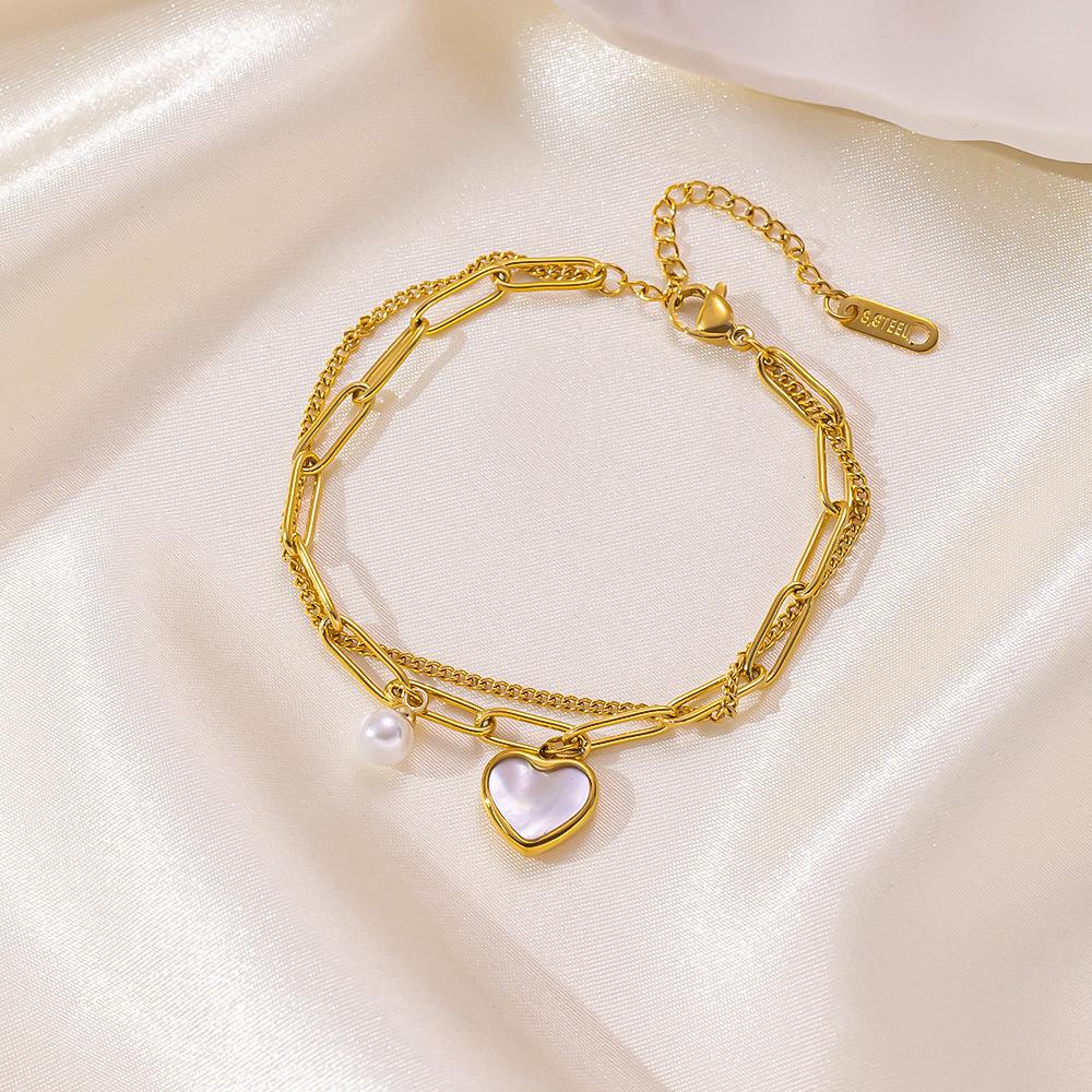 Ins Hot-selling Bracelet, Baroque Atmosphere Retro Romantic Pearl Bracelet