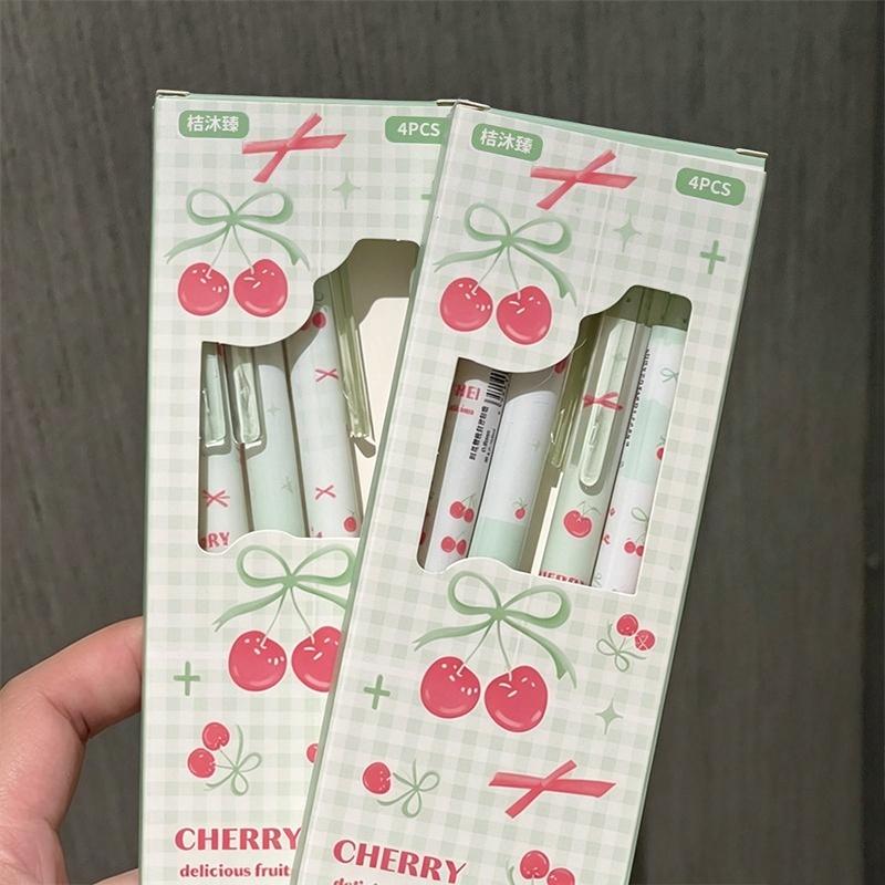 4Pcs 0.5Mm Mechanical Pencils With Eraser Smooth Writing Erasable Press Automatic Pencil School Office Supply Student Stationery