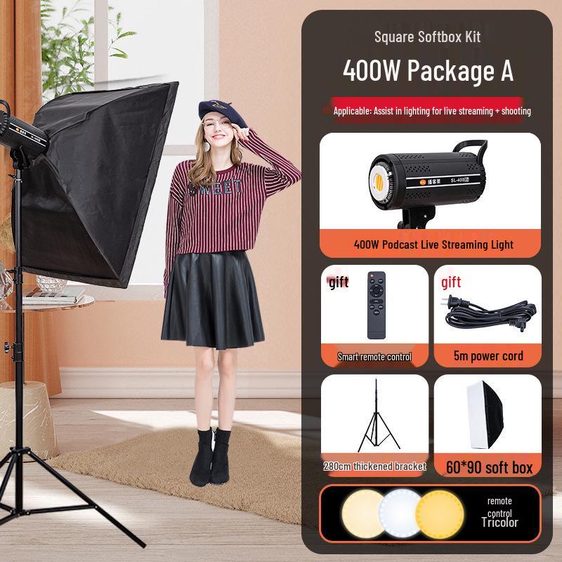 Yingbang 400W LED-Fülllicht für Live-Übertragungen und Beauty-Fotografie