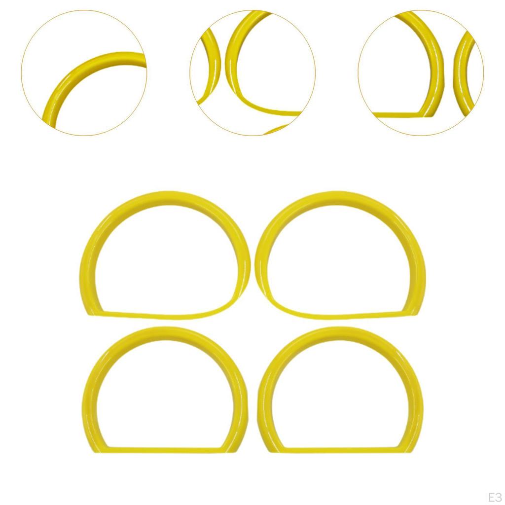 4 Pieces Headlight Lampshade Cover,Bezels Trim Car Headlamp Lampshade,Headlight