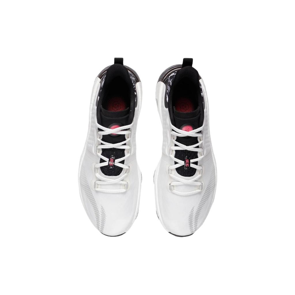 New LiNing Wujie 3 Low Top Casual Shoes Men's White Black AFVS003-4