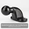 Trailer Hitch Ball Connector Heavy-Duty Angled with Base Plate