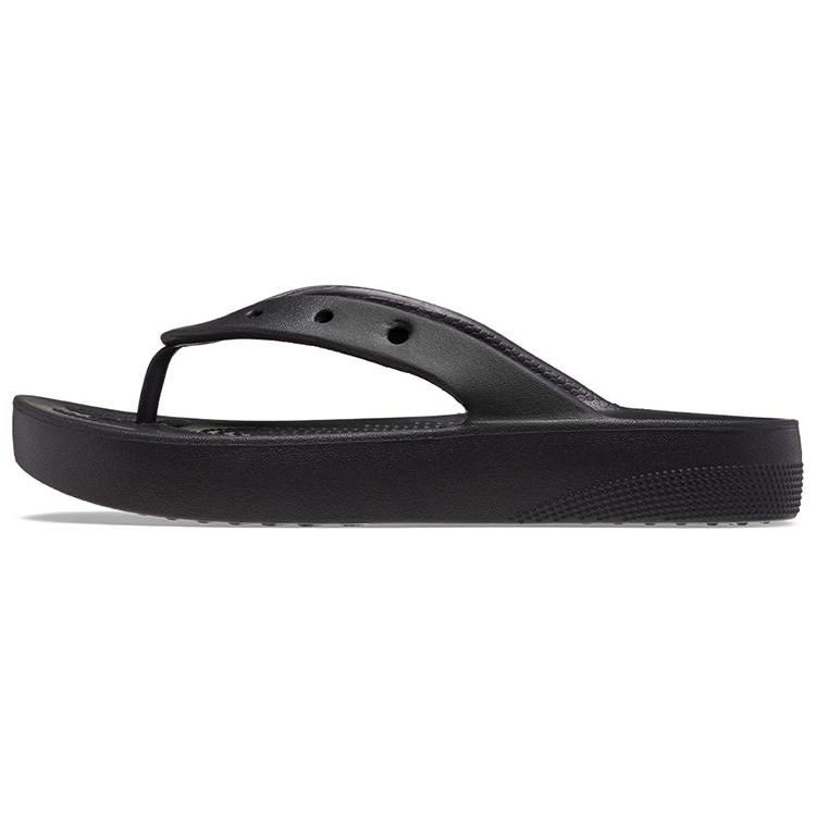 Crocs Classic Cloud Anti-Rub Flip Flops Women Footwear Black 207714-001