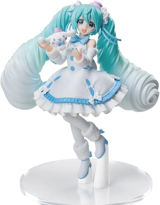 Hatsune Miku-Serie Luminasta Hatsune Miku x Cinnamoroll Weißes Kleid Figur Insgesamt 1 Typ Offizielle 19cm Ver. Ca.