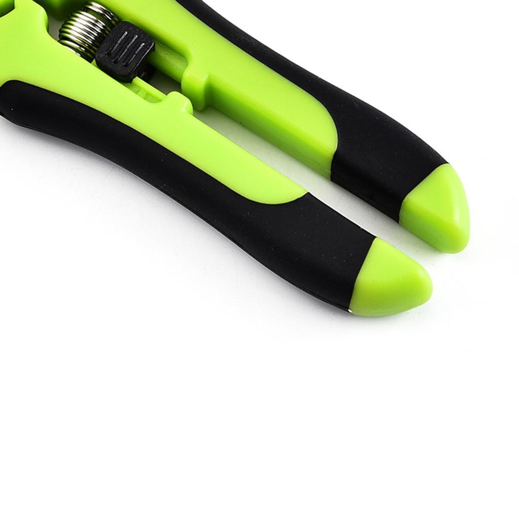 Stainless Steel HElbow Spring Safety Lock Garden Pruning Scissors Outdoor