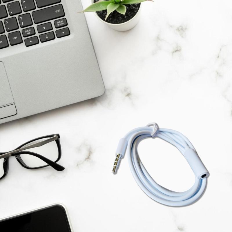3.5mm Sound Adapter 3.5mm Cable Male To Female Transmission for Laptop Phone Tablet Earphone Headphone Microphone