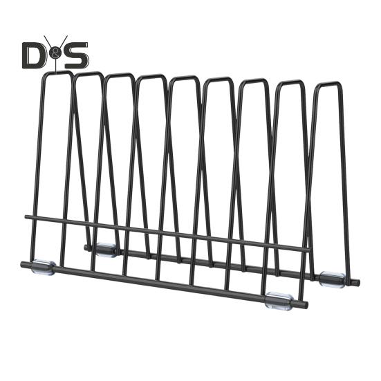 

1/2 шт. многоразовые сумки сушилка держатели для разделочных досок прочный несущий многоцелевой кухонный органайзер для хранения настольная книжная полка 1pc чёрный