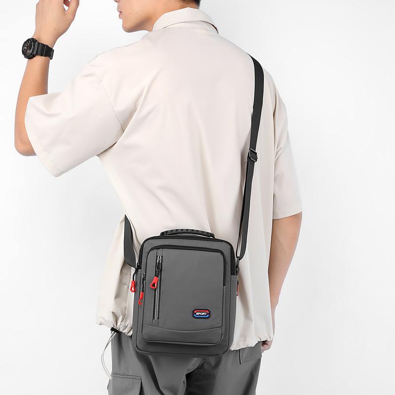 Men's Shoulder Bag 2024 New Casual Men's Bag Waterproof Outdoor Multi-Functional Crossbody Bag