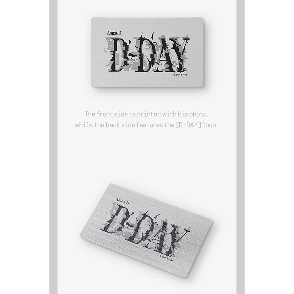 SUGA - Metallic Photo Card (Agust D D-DAY)