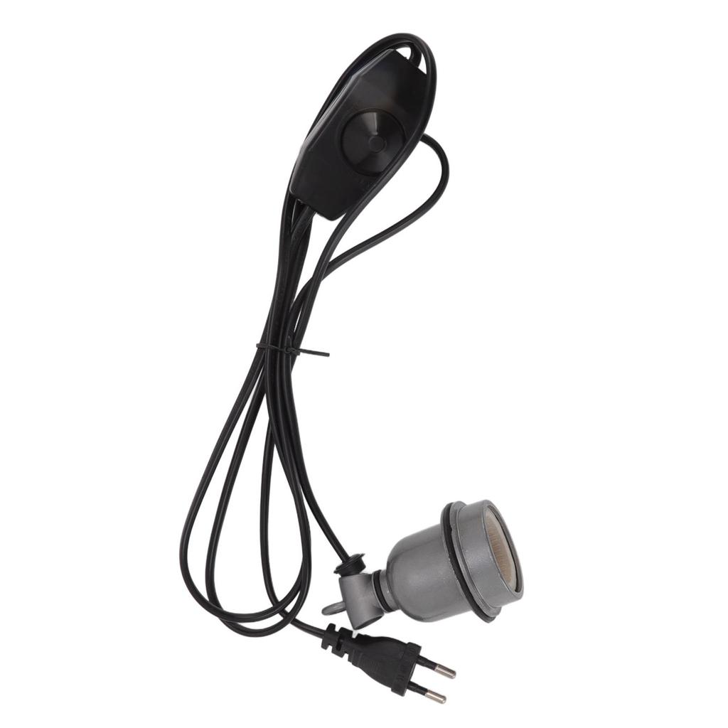 Gniazdo lampy grzewczej E27 Obudowa ze stopu Standardowy uchwyt żarówki grzewczej dla zwierząt domowych dla lampy dla gadów i żółwi