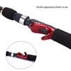 SOUGAYILANG Spinning Fishing Rod 1.65m Red Portable Travel Carbon Fishing Pole(without Fishing Reel)