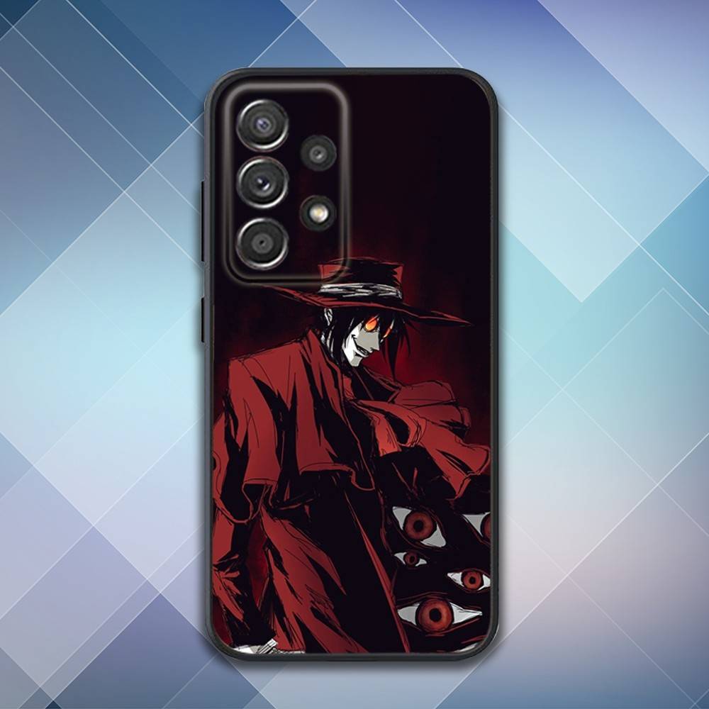 H-HELLSING Comics Phone Case For Samsung S25,S24,S21,S22,S23,S30,Ultra,S20,Plus,Fe,Lite,Note,10,9,5G Black Cover