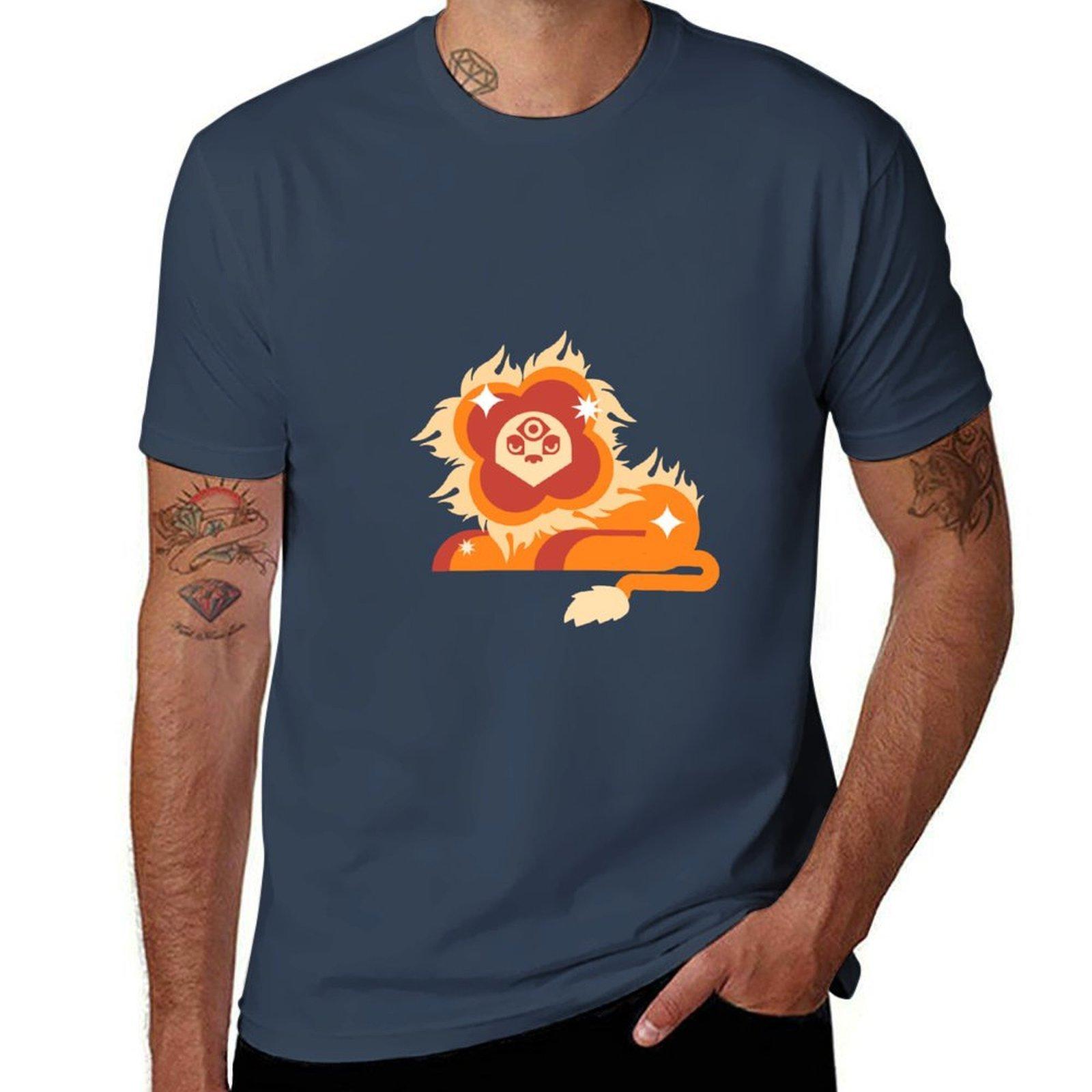 Leo The Lion Tshirt Lightweight Basic Short Sleeve Shirt S