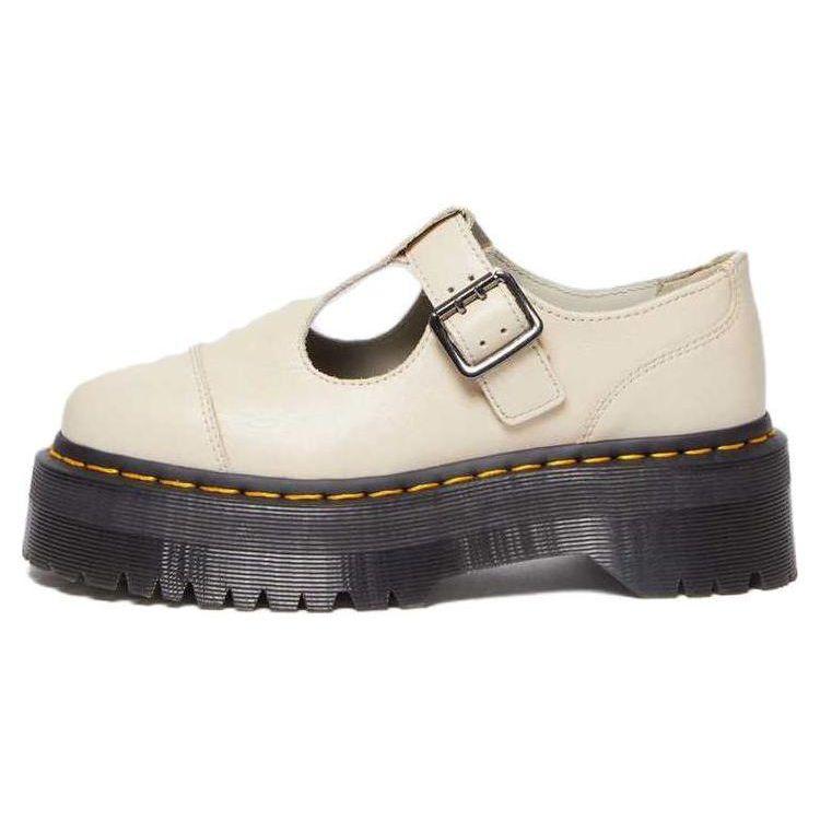 Dr. Martens Bethan Leather Comfortable Casual Thick Sole Shoes Women Shoes Beige 30617292