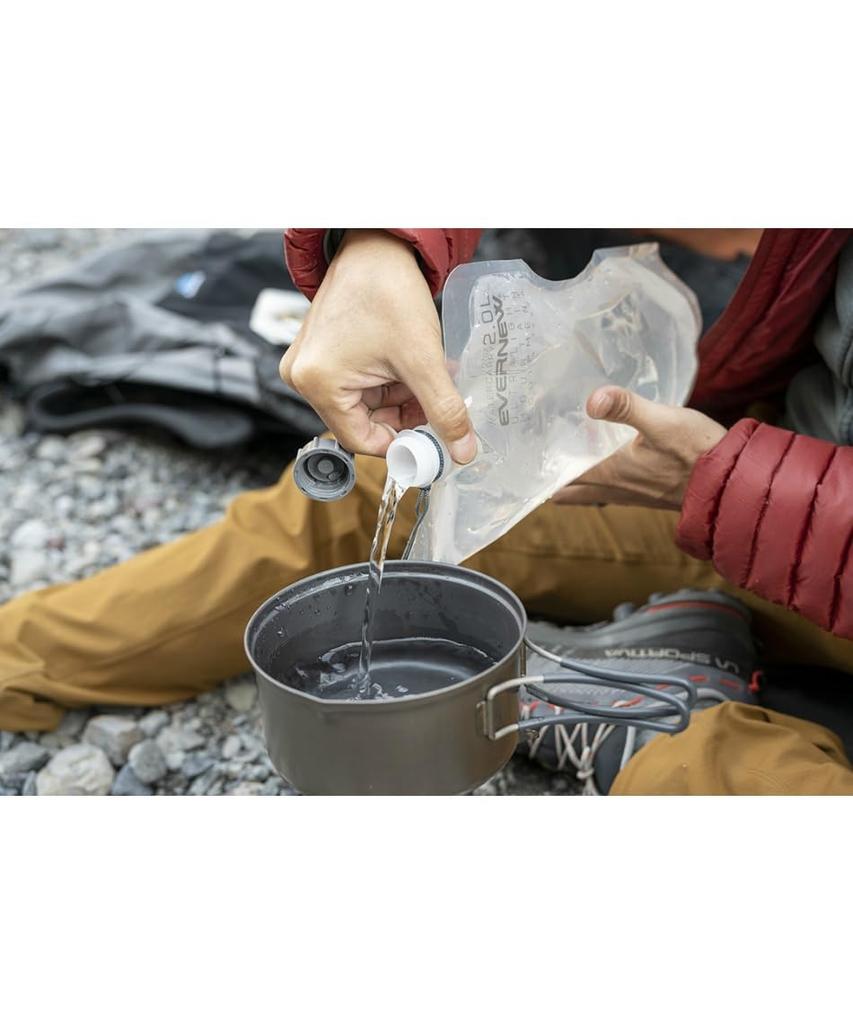 EVERNEW Water Carry 2000ml Grey EBY669 Nylon