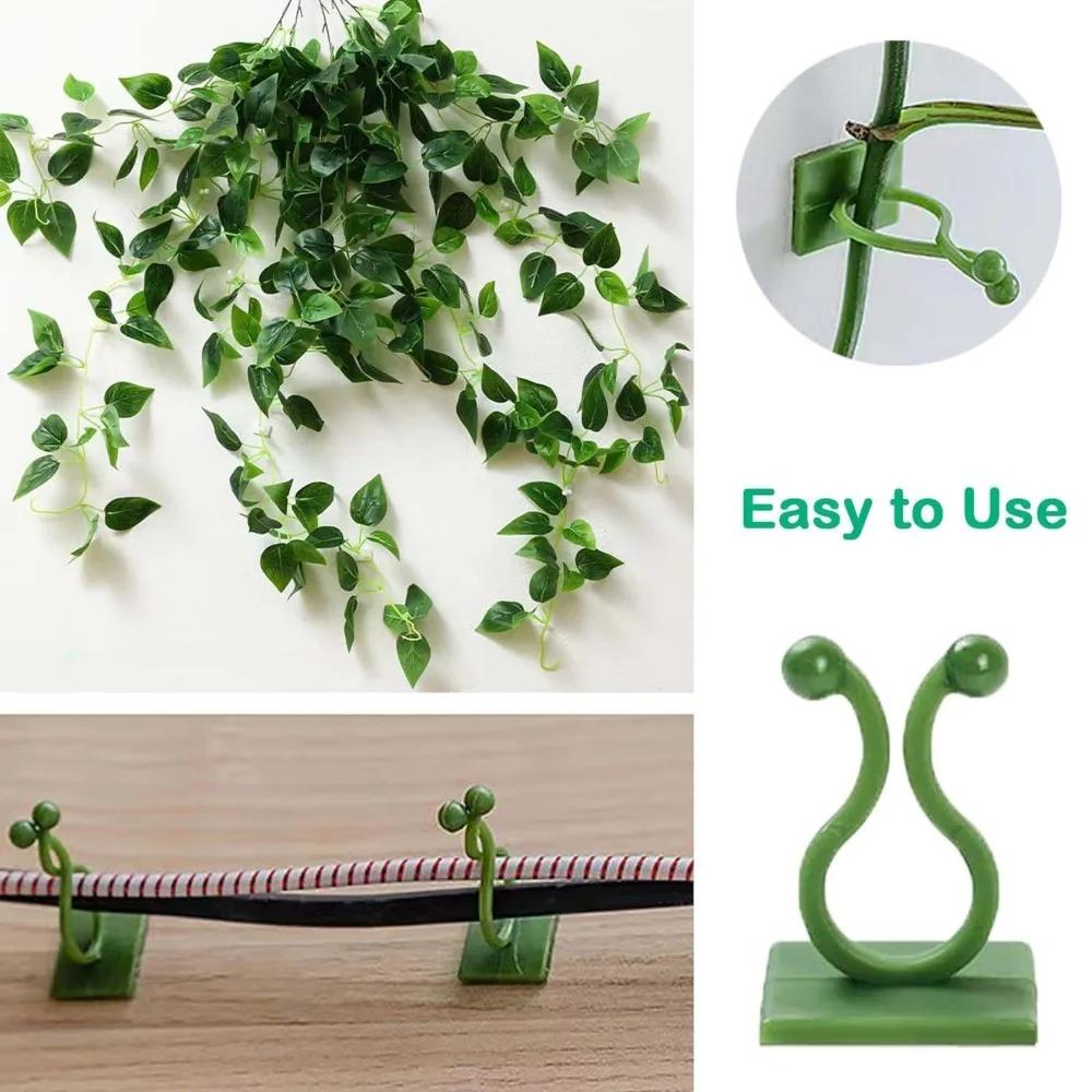 10-100PCS Plant Climbing Wall Fixture Clips Self-Adhesive Invisible Plant Support Garden Vine Climbing Fixture Plant Accessories