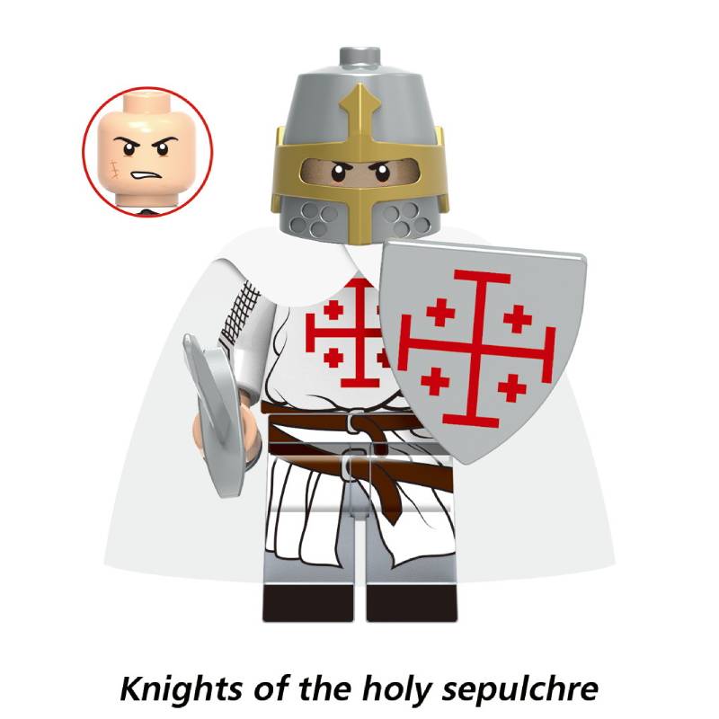 

Templar Knights Figures Roman Soldiers Castle Knight Mini Figures Building Block Style A
