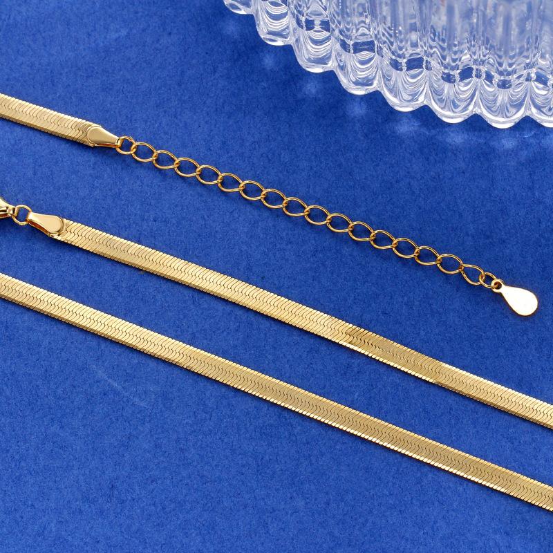 Snake bone chain necklace women's simple and versatile temperament high ins cold wind element chain women