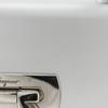 Salvatore Ferragamo Gancini Handbag AU21-6716 One handle Silver Aluminum Women Used
