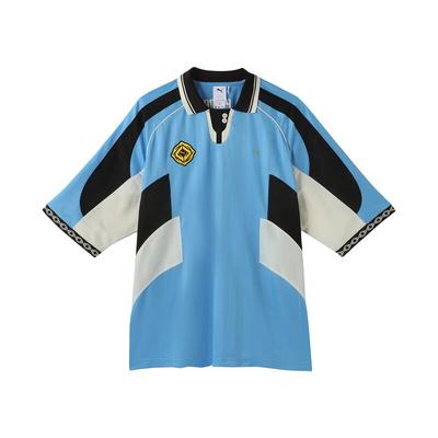 Classics College Style Logo Loose Fit Short Sleeve Polo Shirt Unisex Polo Shirts Light-Blue 628244-82