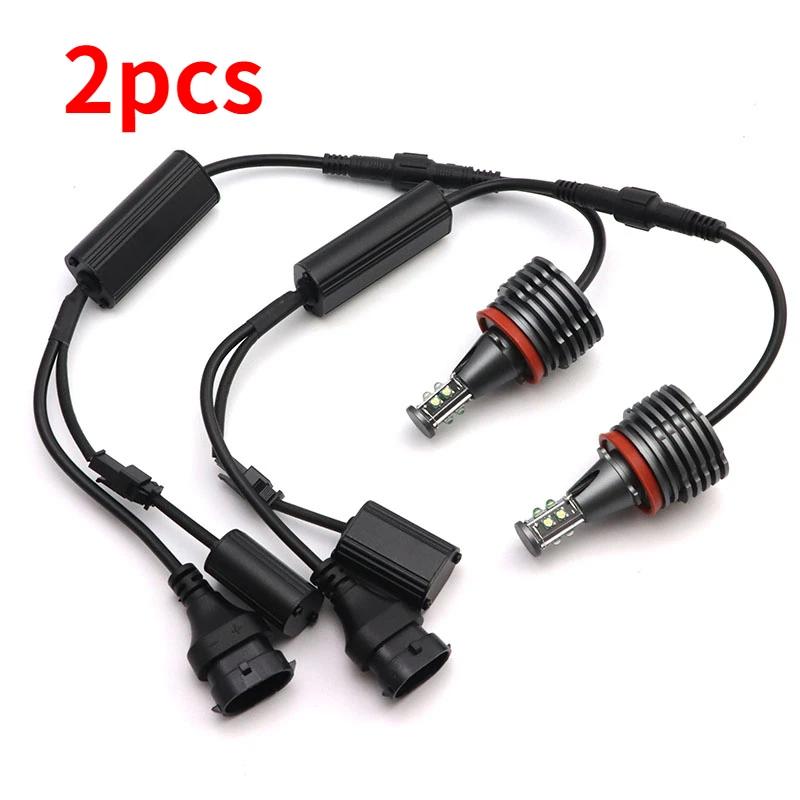 For BMW 1 Series E87 LCI 116i 116d 118i 118d 120i 120d 123d 130i 2008-2011 120W H8 LED BMW Angel Eyes Ring Marker Bulbs