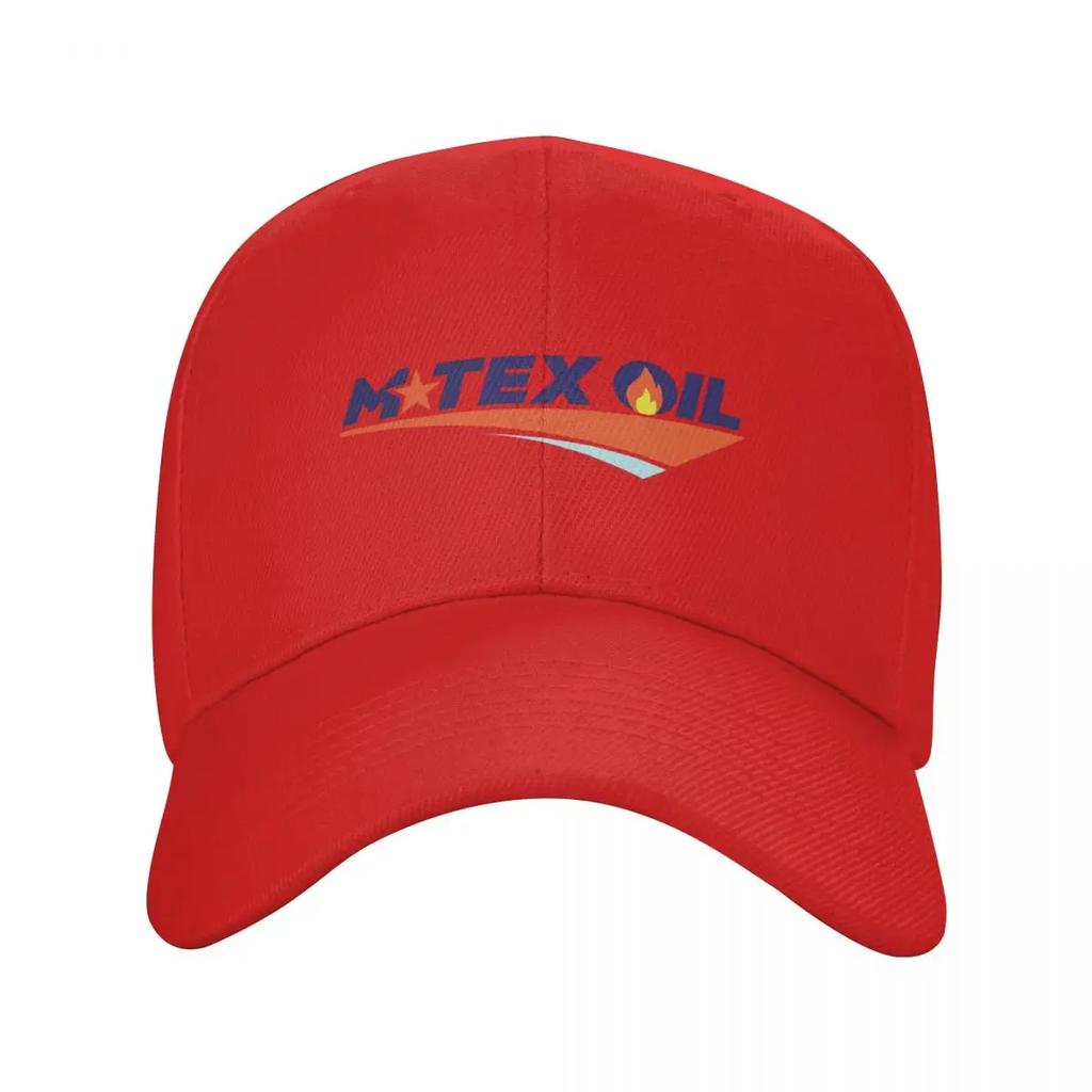 M TEX OIL LOGO Baseballkappe Lustige Hüte Designerkappe Einzigartige Hüte Designer Mann Damen
