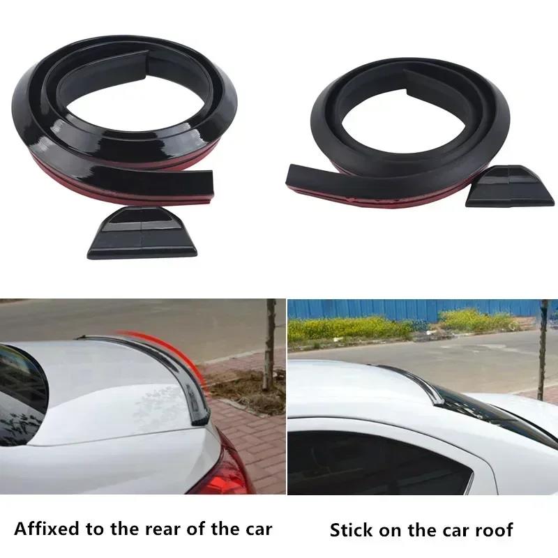 Universal Spoiler 1.5M Car-Styling 5D Carbon Fiber Spoilers DIY Refit Spoiler For All Car