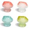 Heart-Shaped Ceramic Pet Water Bowl - Elevated, Splash-Proof, Moisture-Proof, Ideal for Cats and Dogs