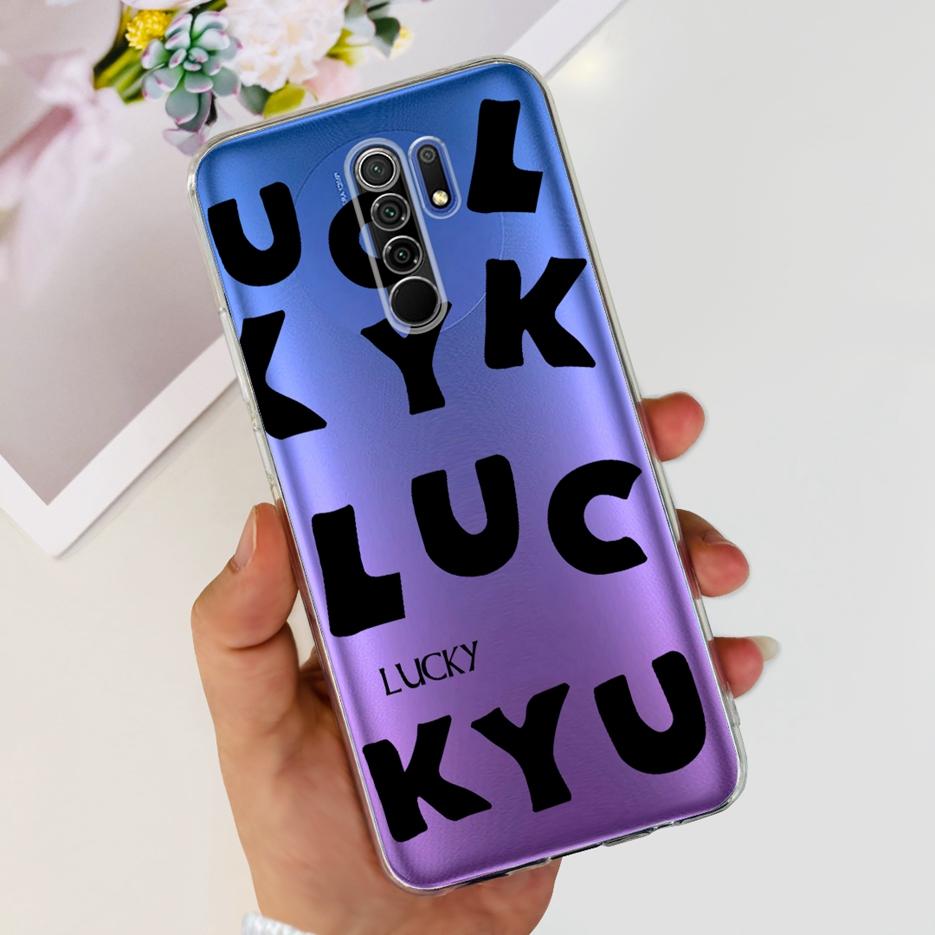 For Xiaomi Redmi 9 Case Stylish Painted Fundas 6.53'' Soft Silicone Phone Case For Xiaomi Redmi 9 Prime Redmi9 Back Cover Bumper