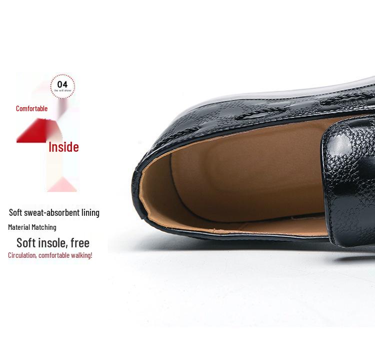 Men's British Style Leather Tassel Loafers - Slip-on, Pointed Toe Formal & Casual Shoes