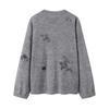 Autumn 2025 Women's Chinese-Style Loose Round Neck Knitted Sweater